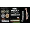AK Interactive RCS113 WWII USAAF Aircraft Colors 4x17ml